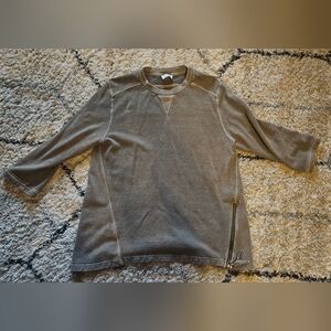 WRAP London GREY Womens Zipper Sweater Size US 12 Vintage 90's Style